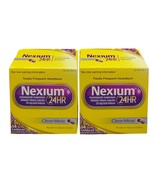 (2) Nexium 24hr Clear Minis 14 Capsules Delayed Release For Heartburn 04... - €17,24 EUR