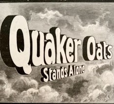 Quaker Oats Stands Alone 1897 Advertisement Victorian Engraving #2 DWFF17 - €17,28 EUR