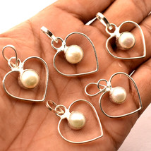 River Pearl Gemstone Handmade Fashion 5 Piece Lot Pendant Jewelry 1.40&quot; SA 5869 - $14.29