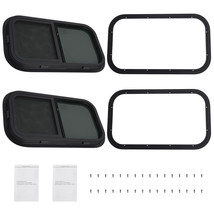 2 Pack 12&quot; Width x 22&quot; Height RV Camper Window for RV/Camper/Cargo/Food Truck - $133.57