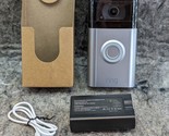New/Open Box Ring Video Doorbell 3 Wireless Black 5AT3S9 + Spare Battery... - $54.99