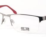 EYECLUB 71643-1 Dark Metallisch Silber Einzigartig Selten Brille 57-17-1... - $86.12