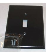 JUMBO QTY-2  DARK BROWN JUMBO 1-GANG SWITCH PLATE 2144B-BOX COOPER BRAND - $8.55
