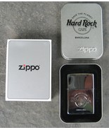 Hard Rock Cafe BARCELONA, SPAIN Zippo Lighter 2001 Polished Chrome - $38.22