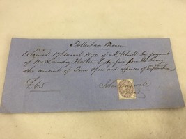 Antique Loan Note 1870 IOU Tottenham Manor England United Kingdom £65 21456 - £10.97 GBP