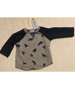 NEW Kids Long Sleeve Shirt - Cat &amp; Jack - Gray Print - Size 3T - £11.16 GBP