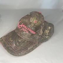 Realtree Xtra Baseball Hat Cap Camouflage Womens Camo Hunting PINK LETTERING - £7.56 GBP