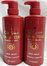 2X Old Spice North Star Body Wash 16.9 oz. Each  - £25.98 GBP