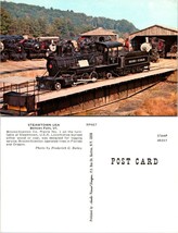 Train Railroad Steamtown USA Vermont Brooks Scanion Co. Prairie #1 Postcard - £7.39 GBP