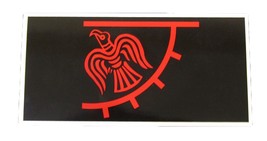 K&#39;s Novelties Set of 12 Viking Raven Nordic Red Black Decal Bumper Sticker - £9.68 GBP