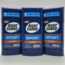 3 Pack - Right Guard Sport Classic Antiperspirant Deodorant Solid Stick - £29.87 GBP