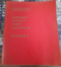 SCOTT STANDARD POSTAGE STAMP CATALOGUE 1975 VOLUME 1 - $4.95