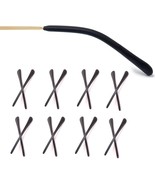 8 Pairs Eyeglass End Tips Ear Sock Pieces Anti-Slip Tube Replacement Tip... - €8,82 EUR