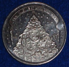 Yuletide Christmas Tree Presents Authentic New Orl EAN S Mardi Gras Doubloon - £2.76 GBP