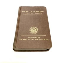 New Testament Bible Protestant Version Presented by The United States Army 1942 - £19.54 GBP