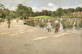 The Lake for Miniature Yachts by William Merritt Chase - Art Print - £17.37 GBP+