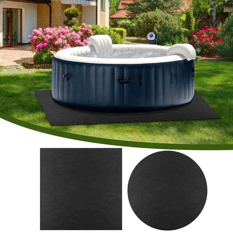 Hot Tub Ground Pads 13.12ft Swimming Pool Liner Pads Water Absorb Felt Mat - £132.40 GBP+