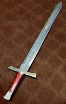 Lot Of 5 Ancient Viking Sword Battle Ready Damascus Steel Cosplay Fantasy Swords - £276.11 GBP