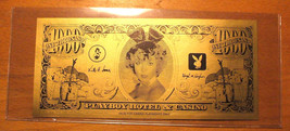 (1) Playboy Casino Fun Nite $1000. Bill - Bunny Money -Atlantic City, N.J.- Mint - £40.05 GBP