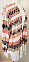 NIC+ZOE Cardigan Sz-PM/US ~8-10 Multicolor Honeycomb Pattern - $29.98