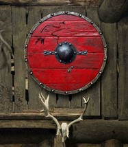 Medieval Ragnar Lothbrok Authentic Battleworn Viking Shield - $170.91