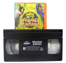 The Wiggles Wiggly Safari VHS, 2002 Clamshell Case Steve Irwin - £6.54 GBP