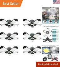 Deformable 160W LED Garage Lights with 5+1 Adjustable Panels - Daylight ... - $79.49