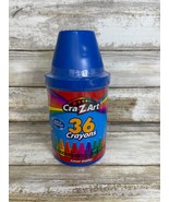 Cra-Z-Art Crayons 36 count Blue Container - $4.99
