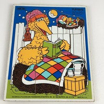 Playskool Sesame Street Bedtime Big Bird Frame Tray Puzzle Muppets Vinta... - $26.95 CAD
