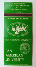 Pan American University PAU - Edinburg, Texas 30 Strike Matchbook Cover Broncs  - £1.39 GBP