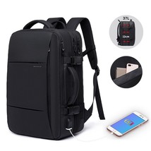 15 6 inch black tidemembrane large capacity school backpacks usb interface for charging thumb200