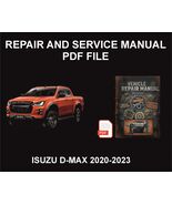 Isuzu D-MAX 2020-2023 Repair Manual, Guide, WorkShop Book - $17.00