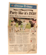 Chicago Tribune 10/17/2005 White Sox American League Champs - $10.54 CAD