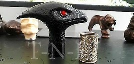 New Sharp Eagle Walking Stick Vintage Style Handle Head Eye Catching Uni... - $504.73 MXN