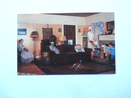 Vtg. Postcard 1927 Era Living Room Exhibit Chicago Museum Of Science &amp; Industry - £2.71 GBP