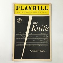 1987 Playbill New York Shakespeare Festival Theatre The Knife by Nick Bicat - $14.20