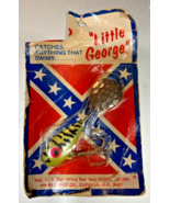 Vintage Mann&#39;s Little George Black/Yellow Lure - New on Card - $274.00 MXN