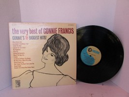 The Very Best Of Connie Francis 15 Biggest Hits Mgm 4167 Record Album - £5.07 GBP