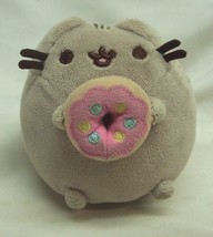 Gund Cute Mini Pusheeen Cat W/ Donut 3&quot; Plush Stuffed Animal Toy - £11.46 GBP