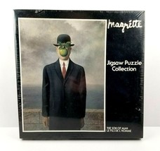 Rene Magritte The Son of Man Puzzle 551 Pc Le Fils De L&#39;Homme 1977 Vinta... - £33.03 GBP