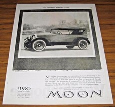 1921 Print Ad Moon Cars Six-48 Touring Automobile St Louis,Missouri - £16.38 GBP