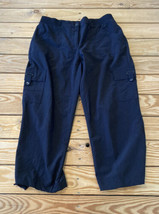 Zenergy By Chicos Women’s Cargo Pants Size 0 Black P1 - £15.72 GBP