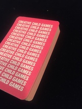Vintage 80s Creative Child Games card game: ABC FLASHCARDS image 2