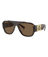 NEW Versace MOD 4436U 108/73 Havana &amp; Gold Sunglasses  with Brown Lenses - $158.35