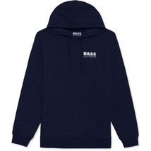 Bass Outdoor Mens Stacked Large Logo Fleece Hoodie in Dress Blue-2XL - $24.99