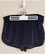 Juicy Couture Womens Sz XL Velour Velvet Sleepwear Shorts Black -Y2K - $254.56 MXN