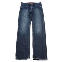 Levis Pants Boys 18 Blue Skinny Button Zip Pocket Cotton Dark Wash Denim... - $25.62