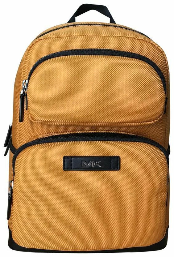 Michael Kors Kent Sport Utility Large Yellow Gold Backpack 37U1LKSC50 $448 Y - £97.57 GBP