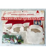 Vintage 1950s Santa Faces Kit-Stuff Santa&#39;s Beard With Gift Cards-Place ... - $130.27 CAD