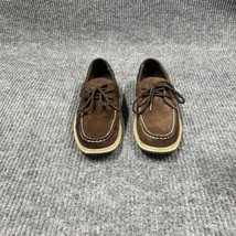 SPERRY Intrepid Boat Boys Top Sider Shoes Size 5M Brown Lace Up Casual C... - $19.30